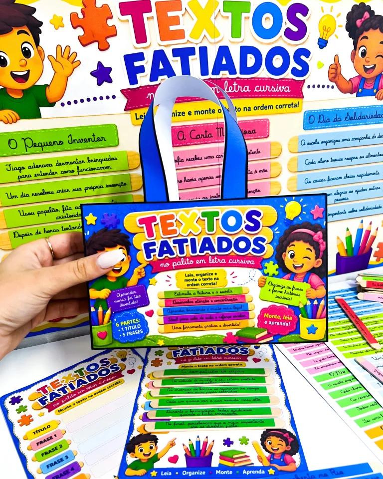 Textos Fatiados no Palito em Letra Cursiva — foto 8