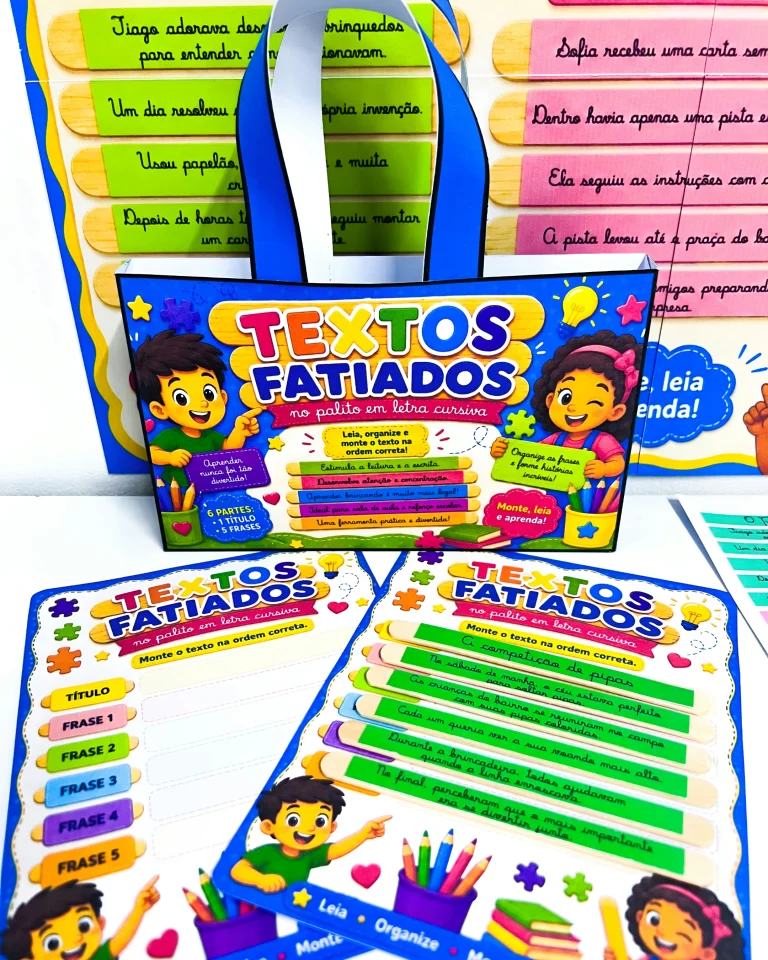 Textos Fatiados no Palito em Letra Cursiva — foto 3