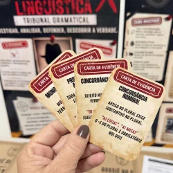Cartas de evidência e concordância em perícia linguística.