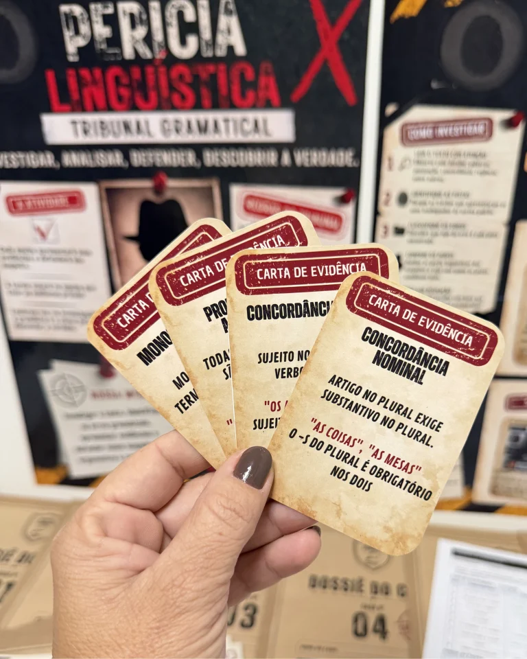 Jogo Perícia Linguística Tribunal Gramatical — foto 4