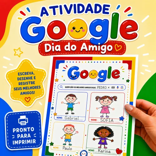 Atividade Google - Dia do Amigo - Dia do Amigo