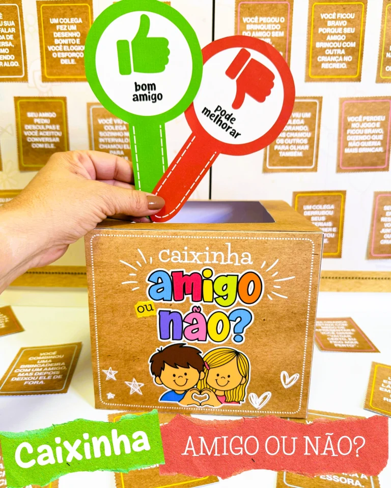 Caixinha Amigo ou Não para Convivência — foto 6