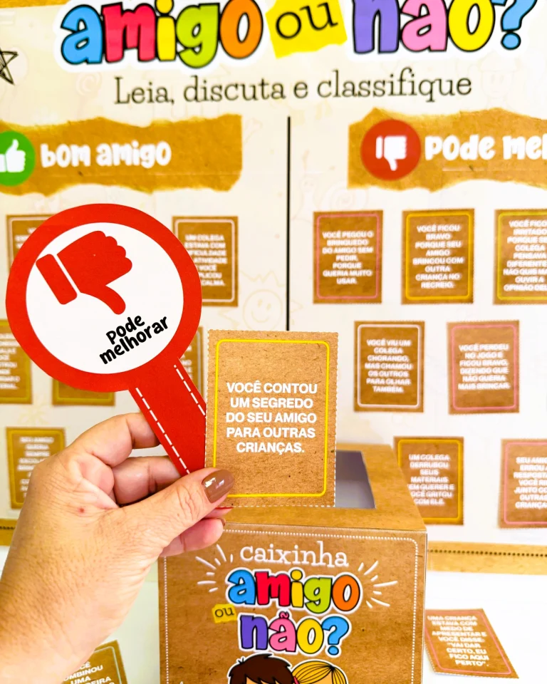 Caixinha Amigo ou Não para Convivência — foto 2