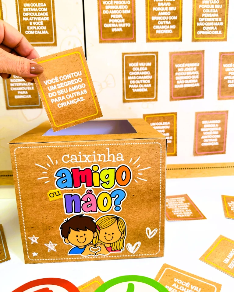 Caixinha Amigo ou Não para Convivência — foto 7