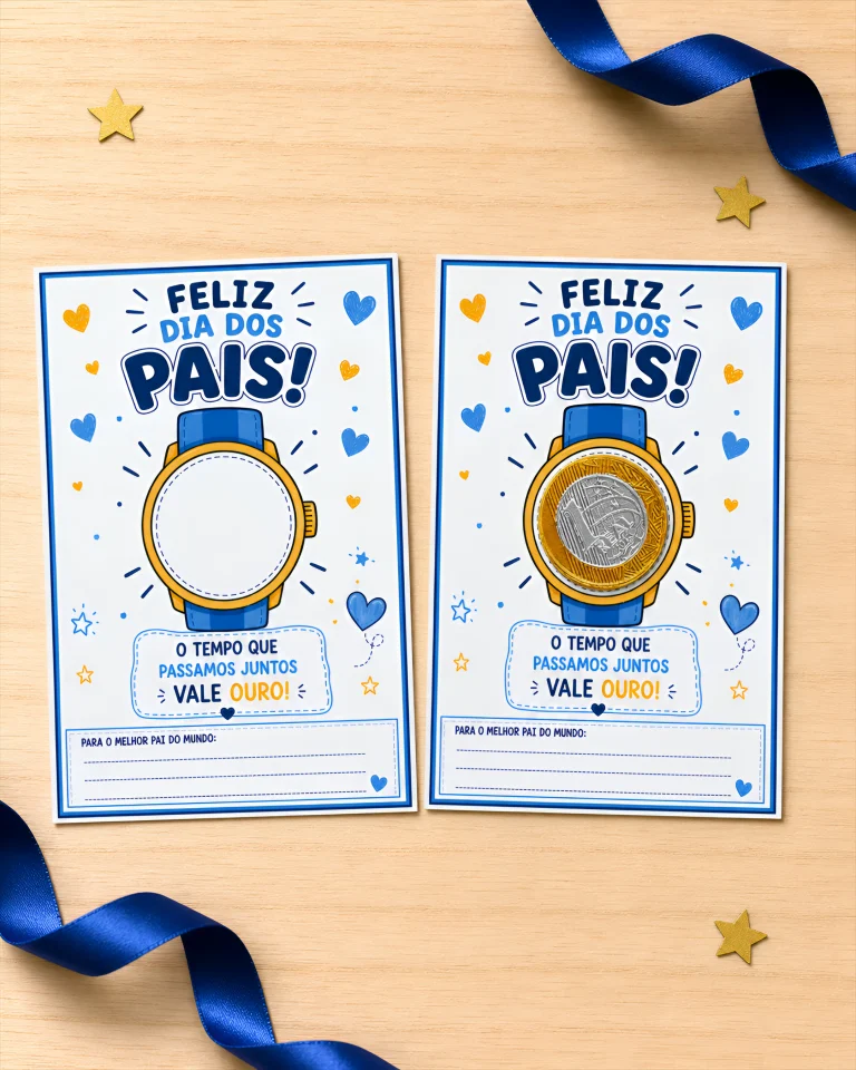 Cartão Papai Vale Ouro para Dia dos Pais — foto 2
