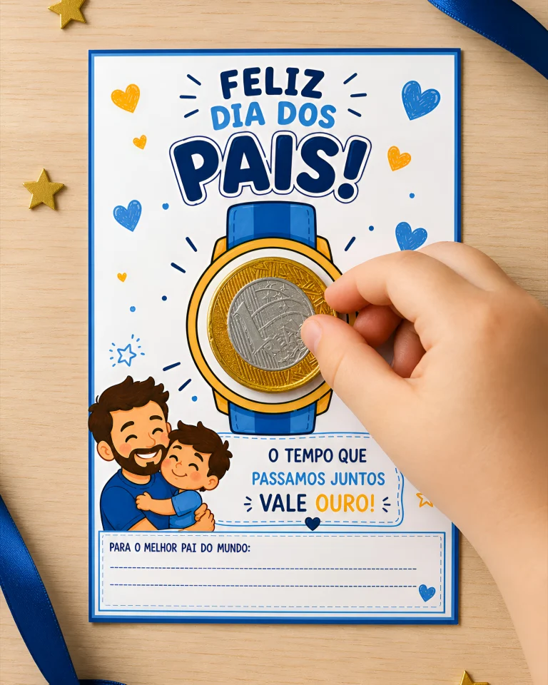 Cartão Papai Vale Ouro para Dia dos Pais — foto 8