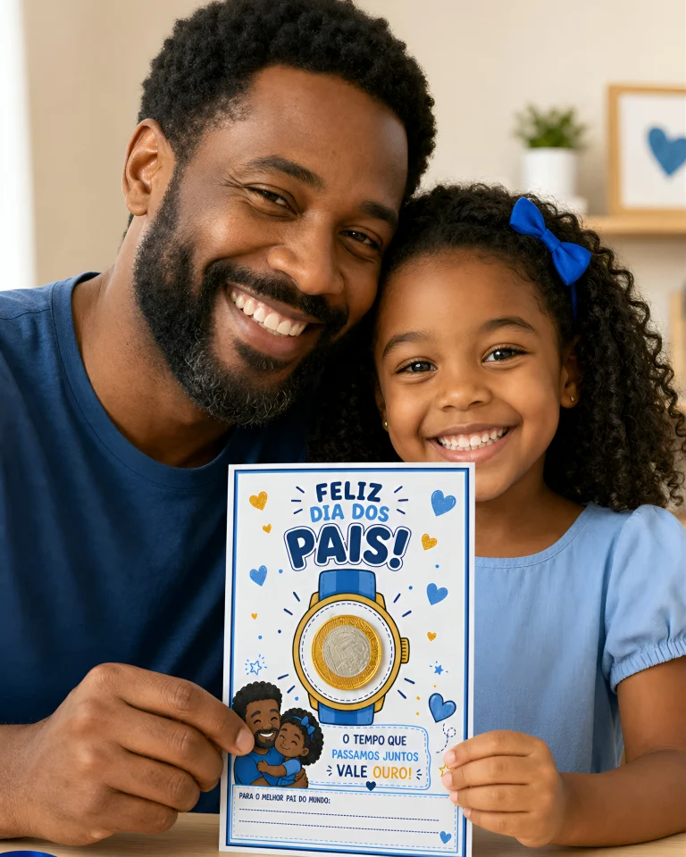 Cartão Papai Vale Ouro para Dia dos Pais — foto 5