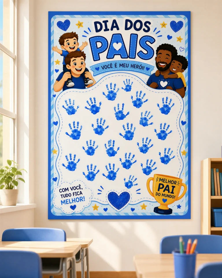 Cartaz Colaborativo Dia dos Pais Tudo Fica Melhor — foto 2