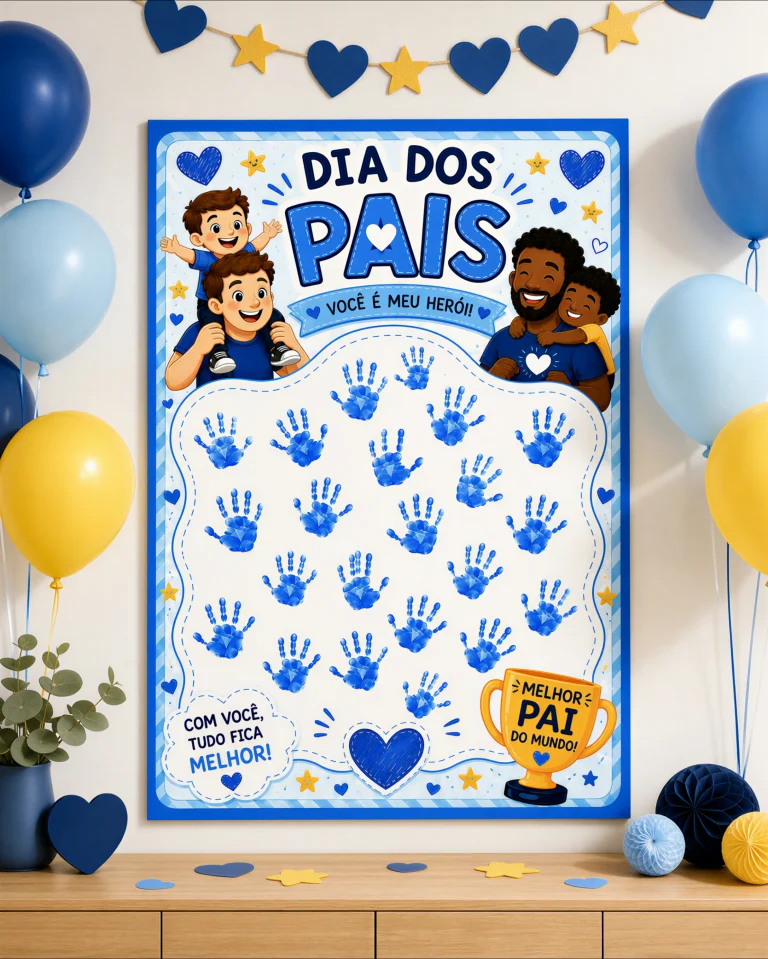 Cartaz Colaborativo Dia dos Pais Tudo Fica Melhor — foto 7
