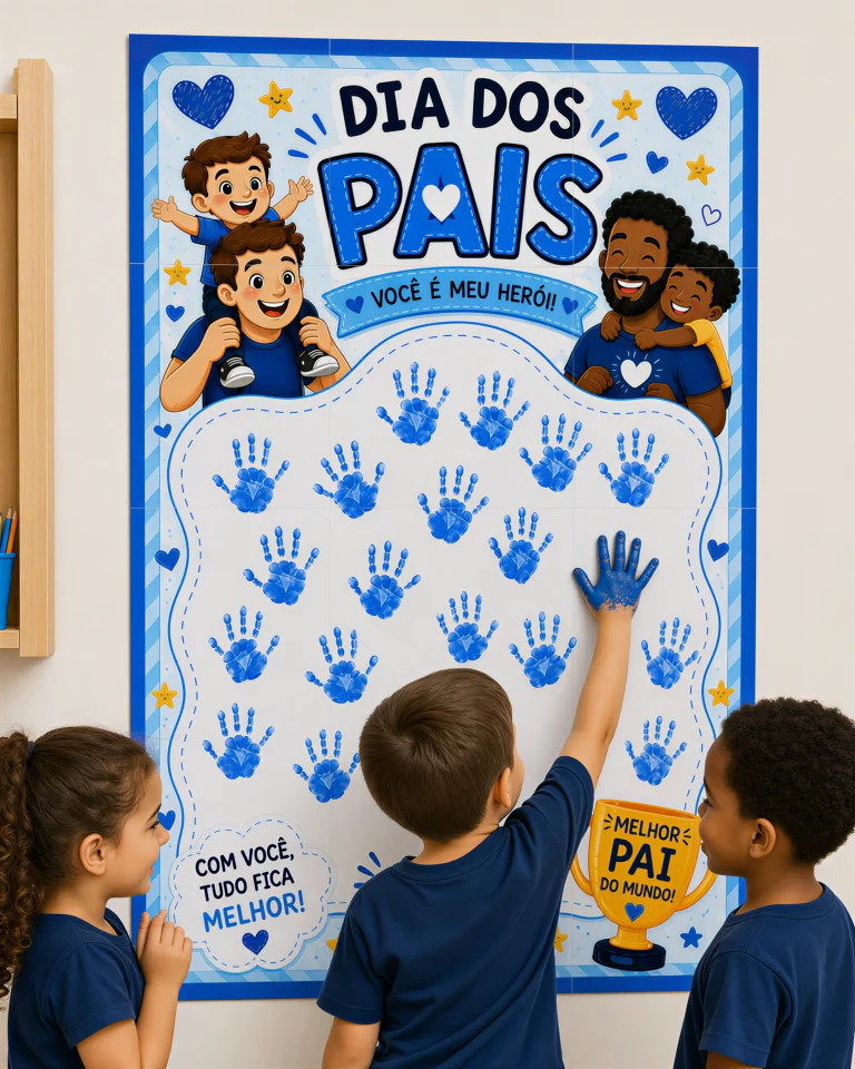Cartaz Colaborativo Dia dos Pais Tudo Fica Melhor — foto 4