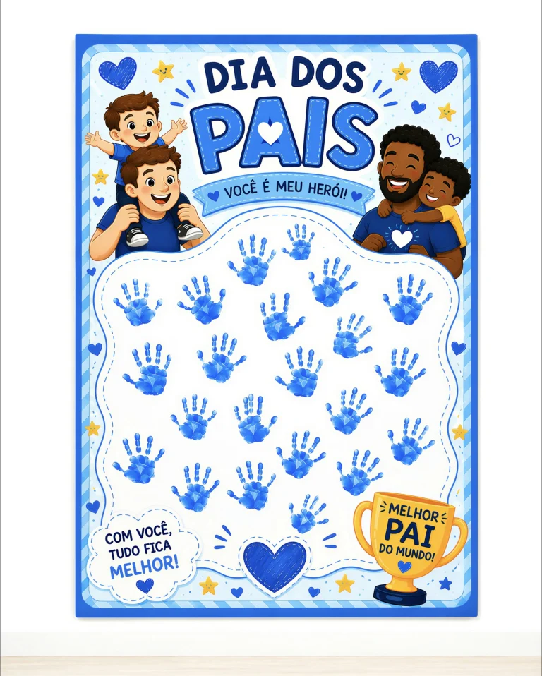 Cartaz Colaborativo Dia dos Pais Tudo Fica Melhor — foto 5