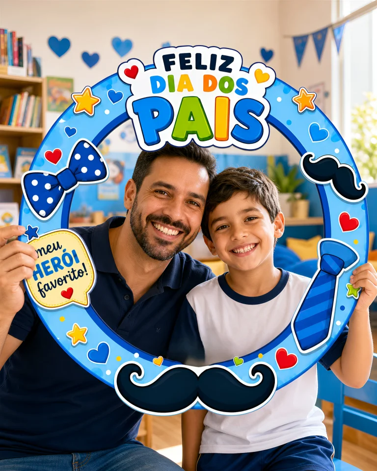 Decoração de Bambolê Feliz Dia dos Pais — foto 6