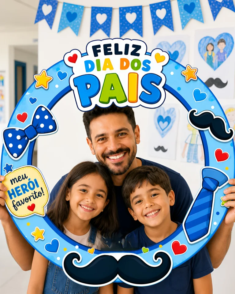 Decoração de Bambolê Feliz Dia dos Pais — foto 5