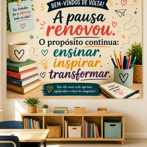 Kit Acolhimento de Professores - Volta às Aulas - Volta às Aulas
