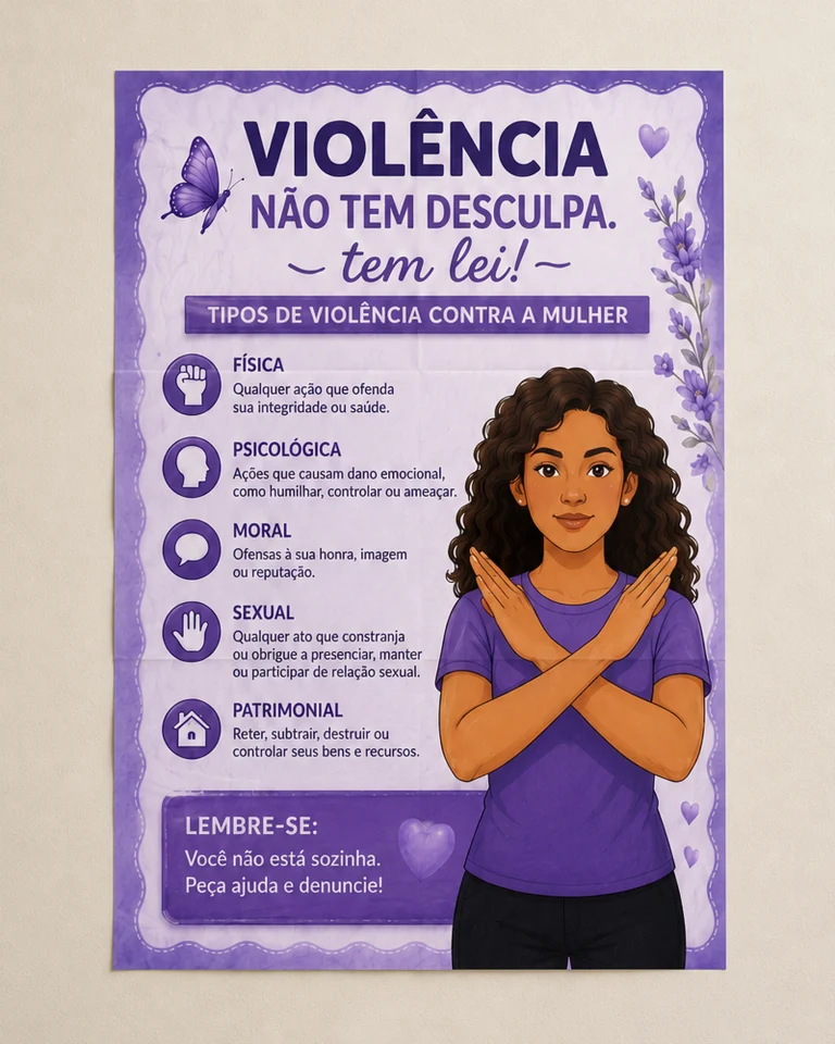Kit de Conscientização Agosto Lilás — foto 7