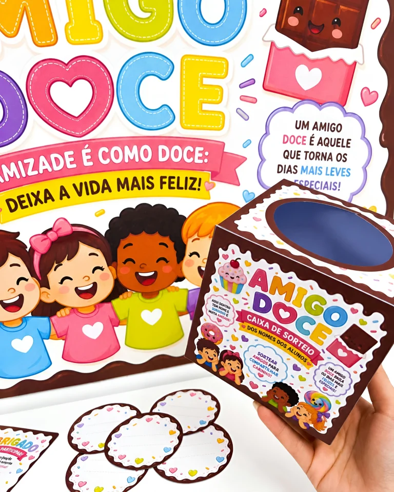 Kit Amigo Doce com Painel e Sorteio — foto 3