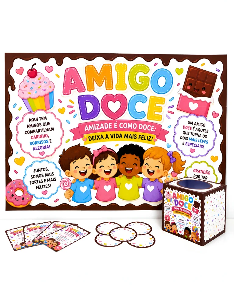 Kit Amigo Doce com Painel e Sorteio — foto 2