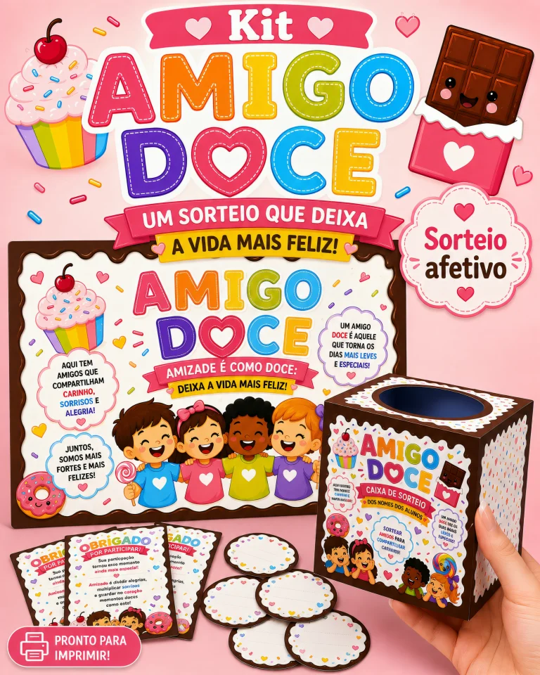 Kit Amigo Doce com Painel e Sorteio — foto 5