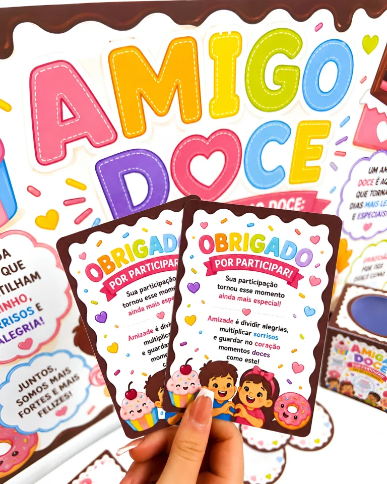 Kit Amigo Doce com Painel e Sorteio — foto 4
