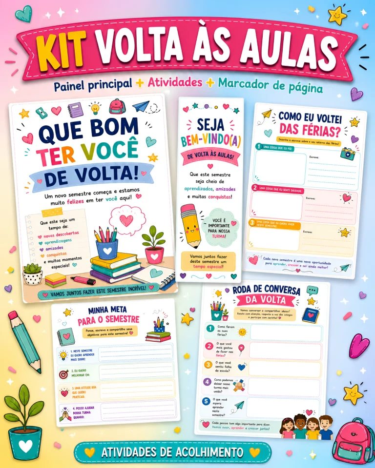 Kit de Acolhimento Volta às Aulas Gratuito — foto 2