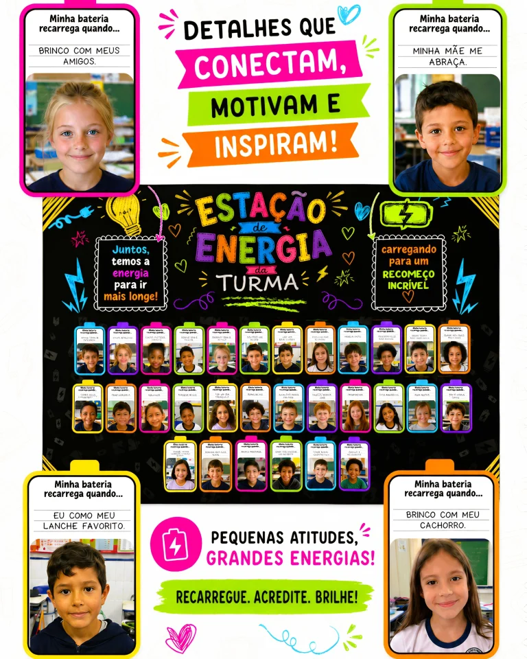 Pôster Estação de Energia da Turma — foto 2