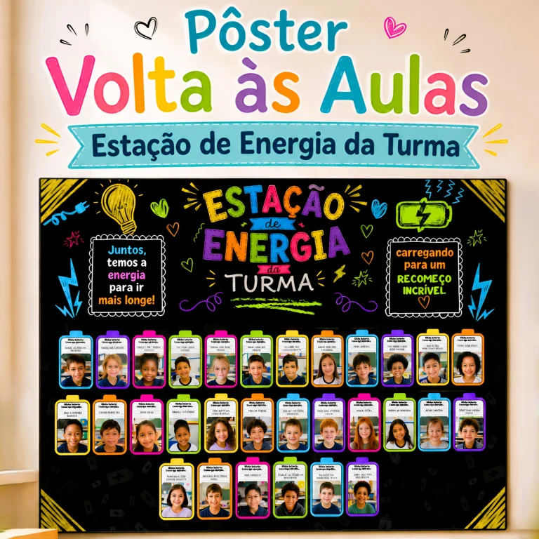 Pôster Estação de Energia da Turma — foto 1