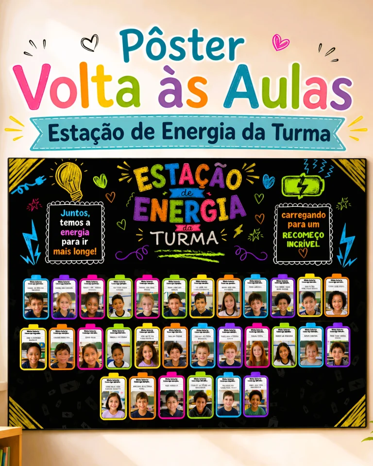 Pôster Estação de Energia da Turma — foto 6
