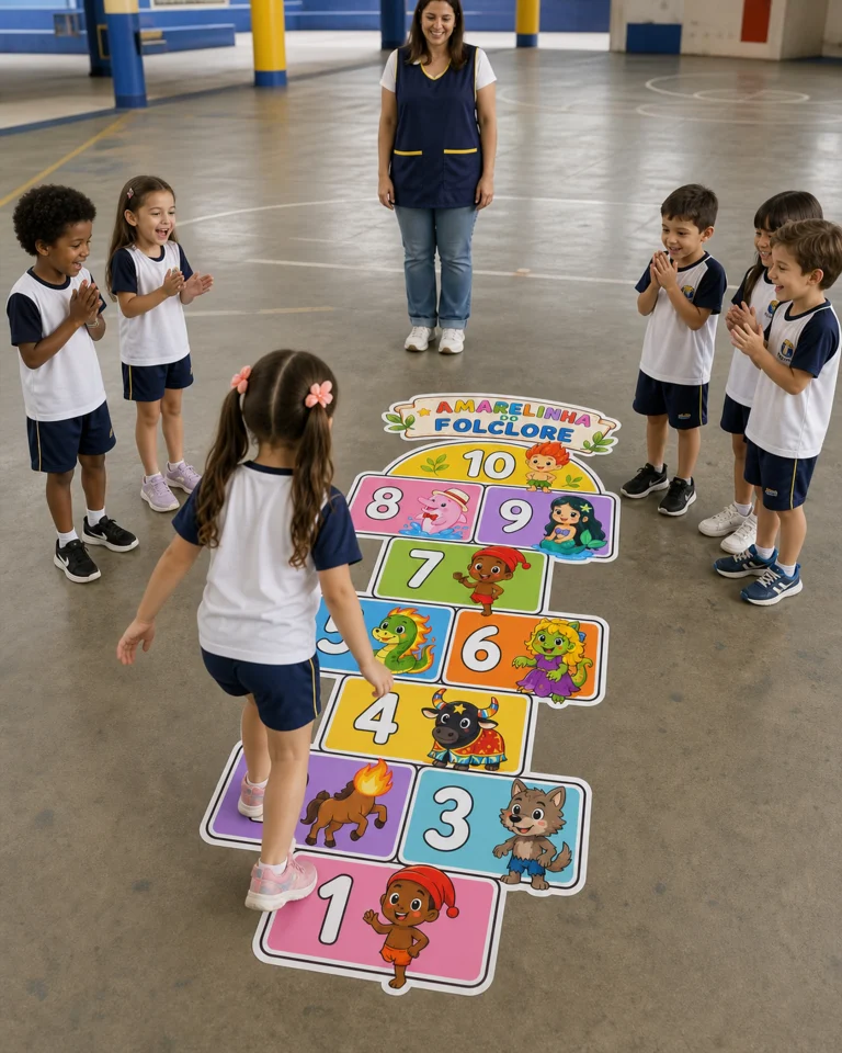 Amarelinha Personagens do Folclore — foto 4