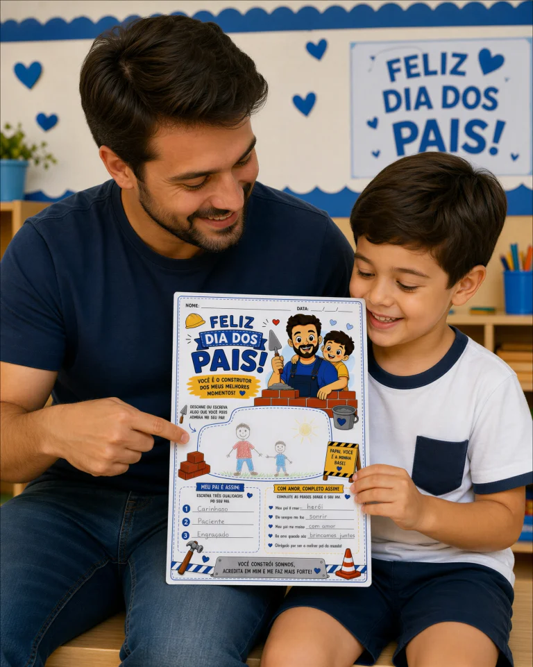 Atividade Meu Pai Construtor Dia dos Pais — foto 3