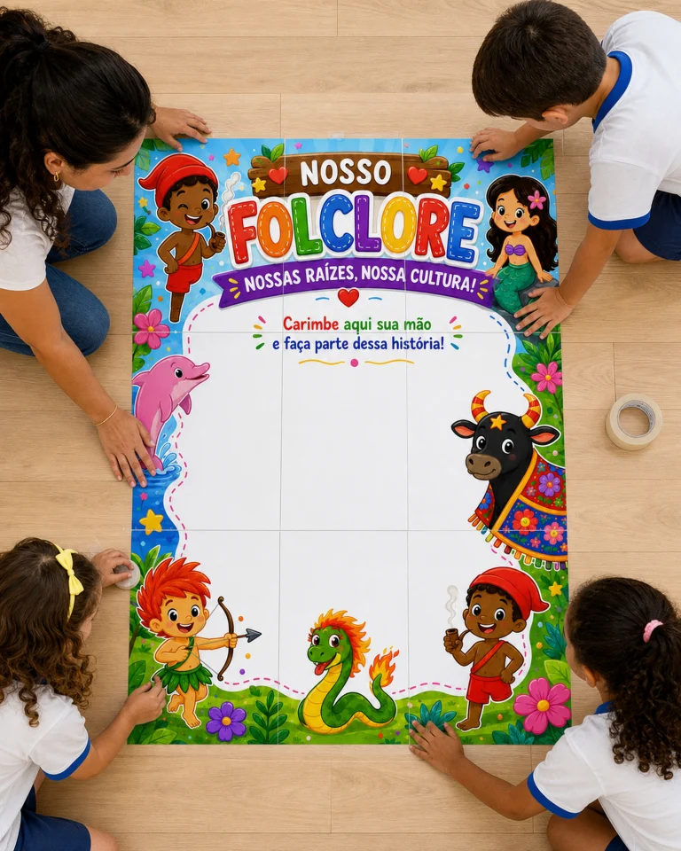 Cartaz Colaborativo do Folclore Brasileiro — foto 3