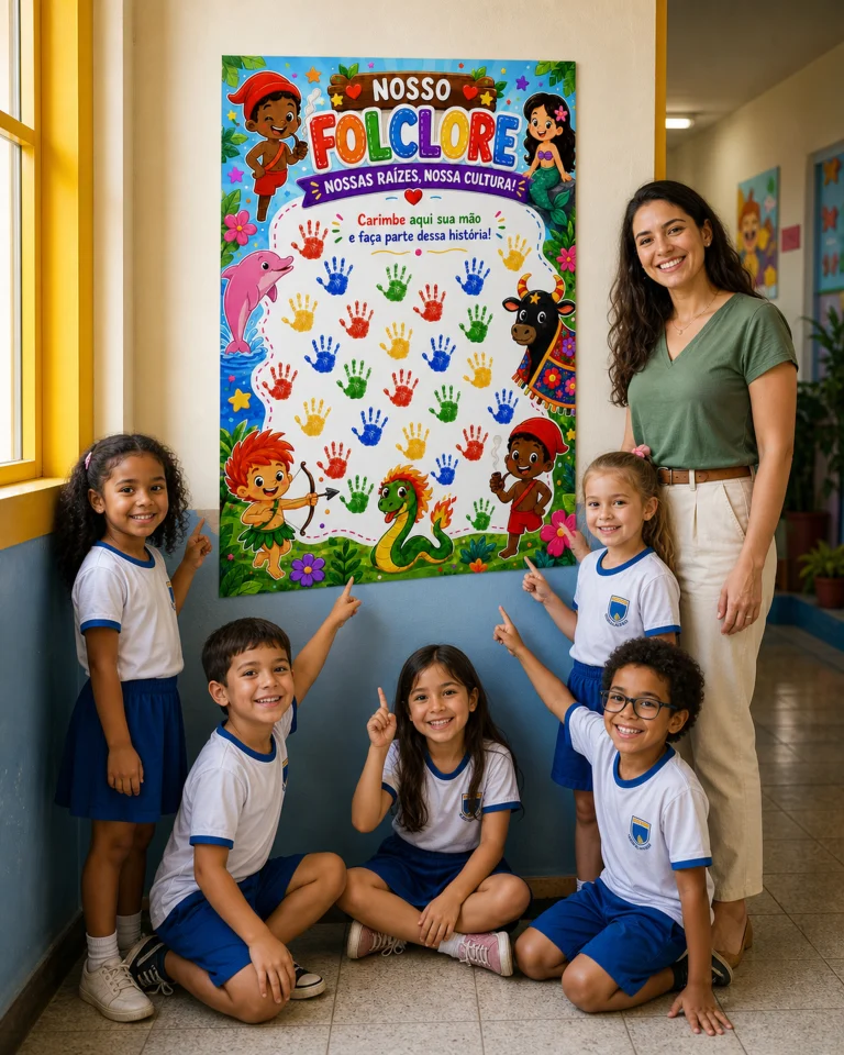 Cartaz Colaborativo do Folclore Brasileiro — foto 7