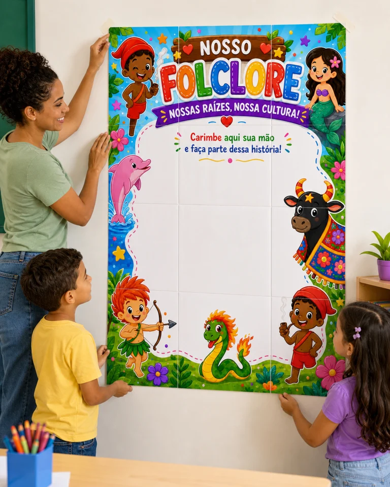 Cartaz Colaborativo do Folclore Brasileiro — foto 8