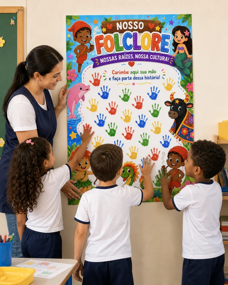 Cartaz Colaborativo do Folclore Brasileiro — foto 5