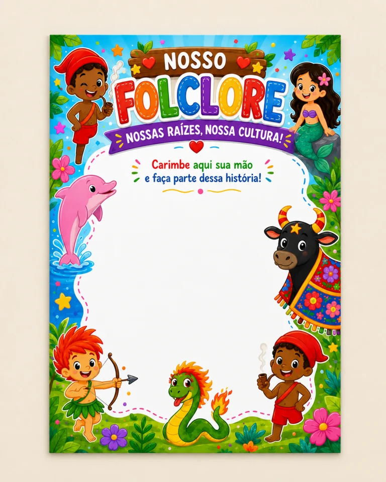 Cartaz Colaborativo do Folclore Brasileiro — foto 2