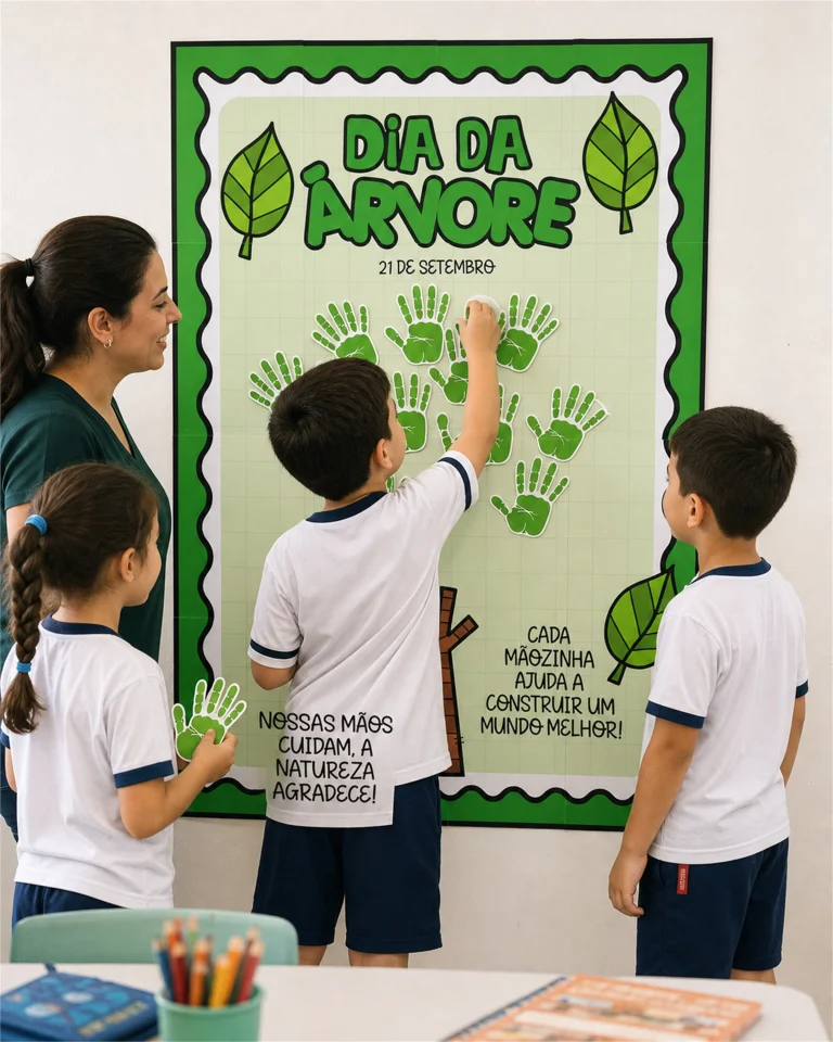 Cartaz Dia da Árvore Colaborativo — foto 4