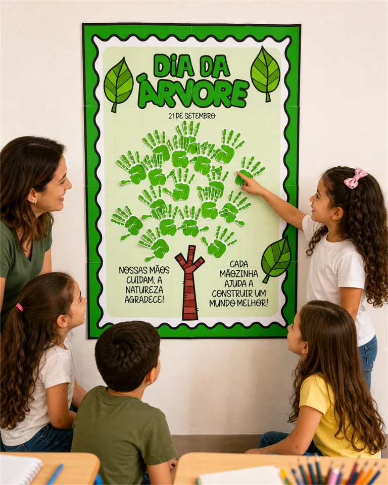 Cartaz Dia da Árvore Colaborativo — foto 5