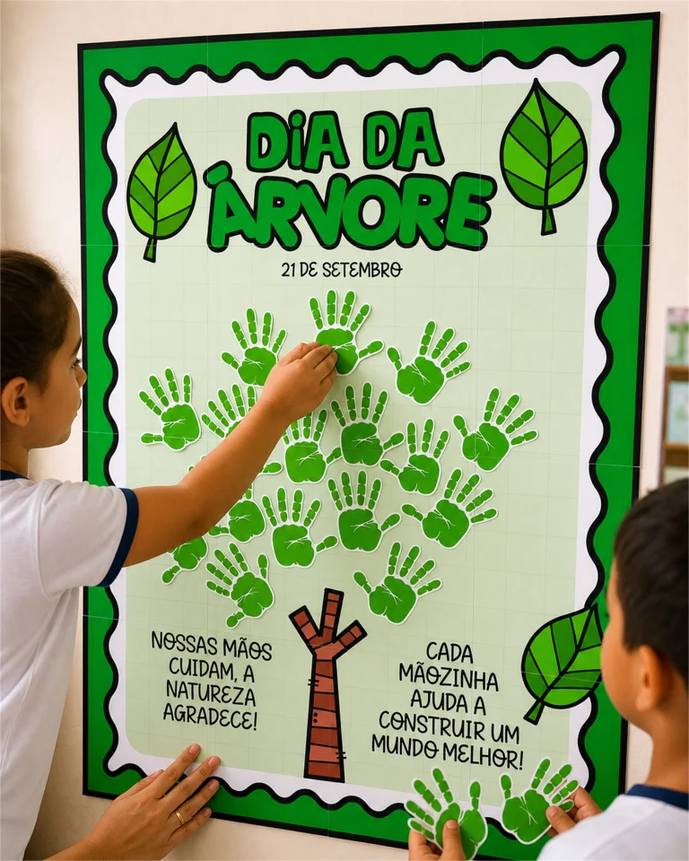Cartaz Dia da Árvore Colaborativo — foto 3