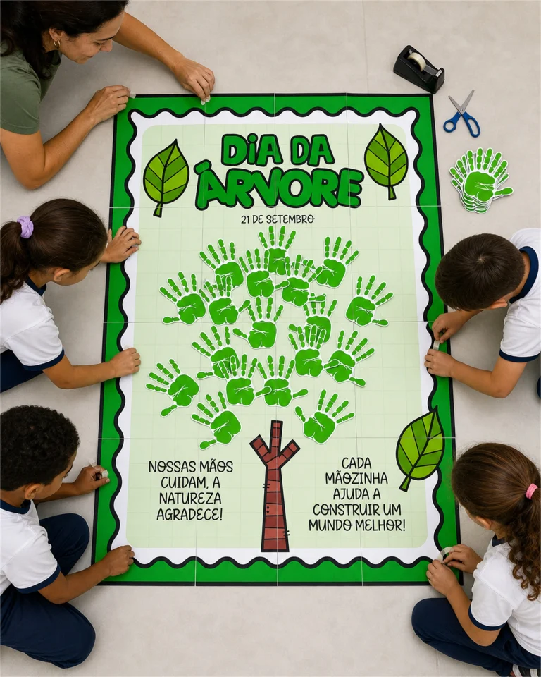 Cartaz Dia da Árvore Colaborativo — foto 8