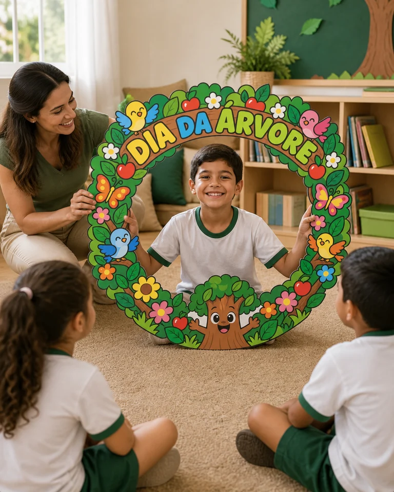 Moldura Bambolê Dia da Árvore — foto 5