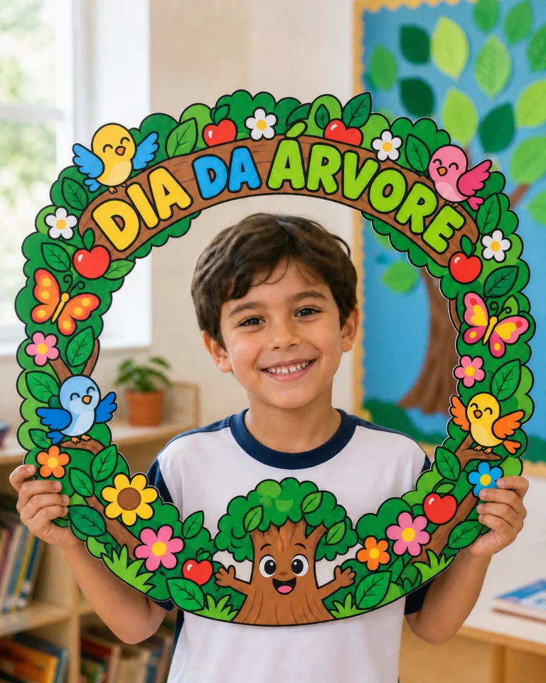Moldura Bambolê Dia da Árvore — foto 6