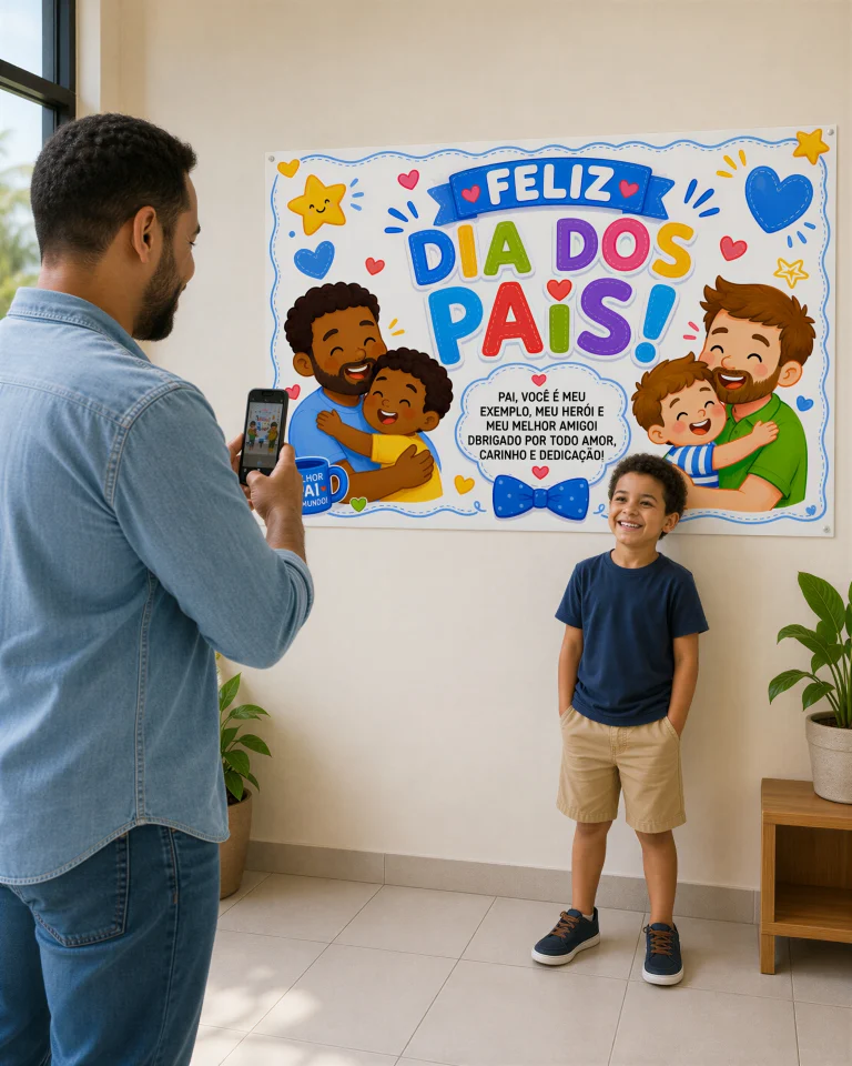 Painel Dia dos Pais Meu Herói e Melhor Amigo — foto 5