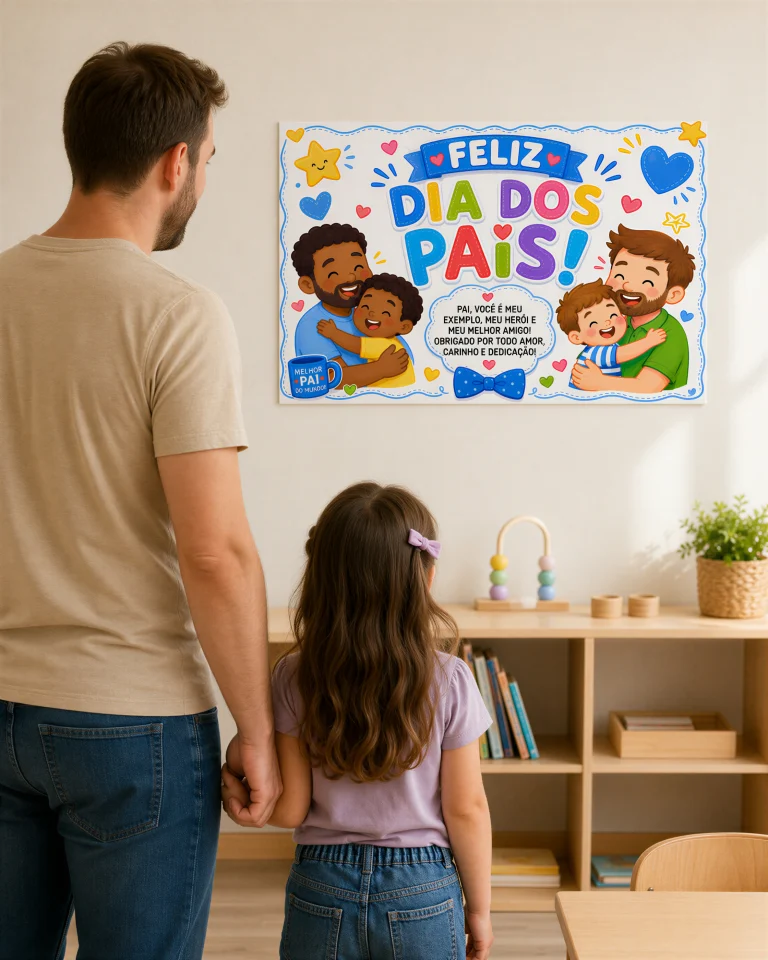 Painel Dia dos Pais Meu Herói e Melhor Amigo — foto 4