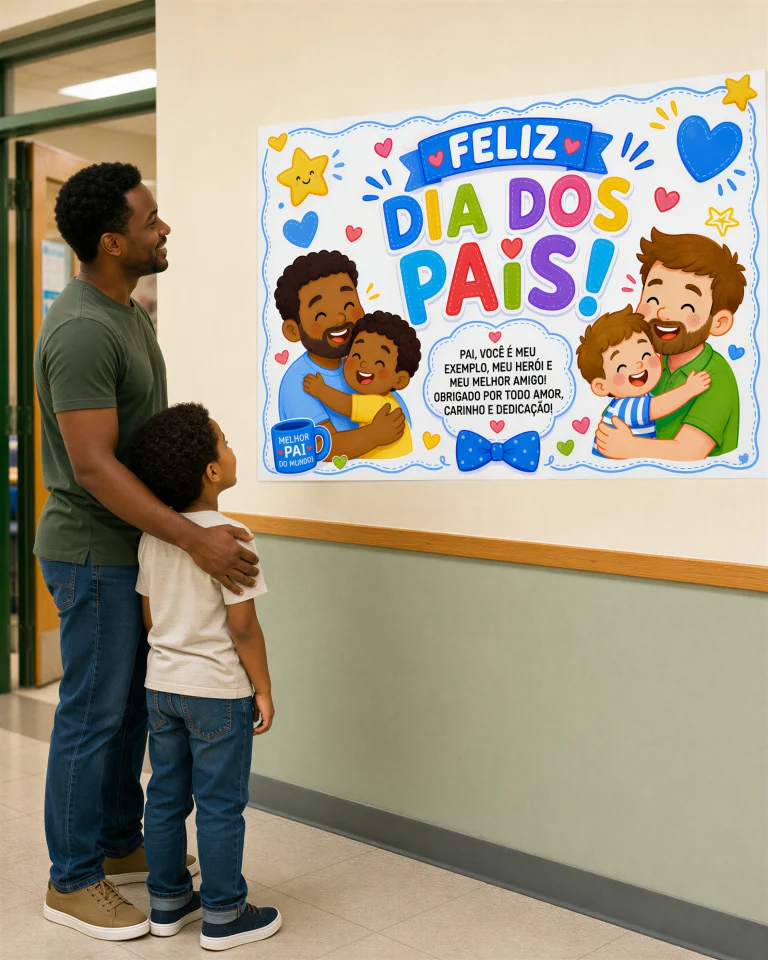 Painel Dia dos Pais Meu Herói e Melhor Amigo — foto 2