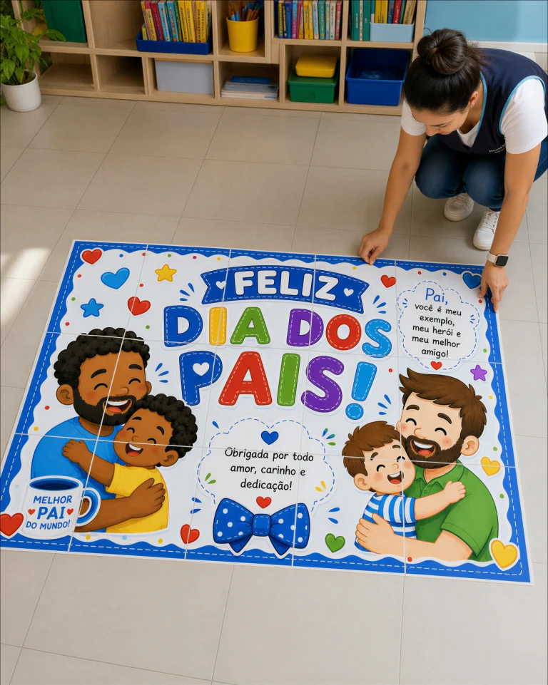 Painel Feliz Dia dos Pais em Dois Tamanhos — foto 4