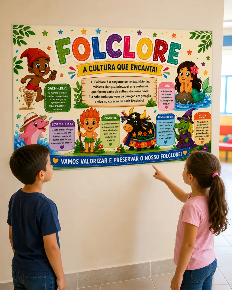 Painel Informativo Folclore Brasileiro — foto 2