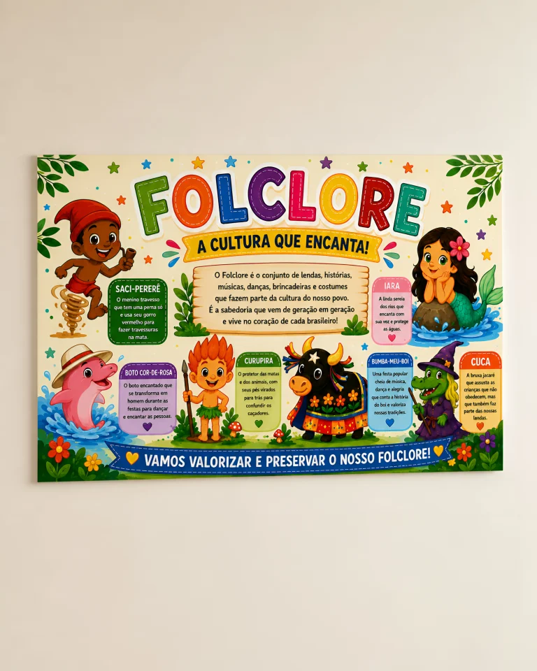 Painel Informativo Folclore Brasileiro — foto 3