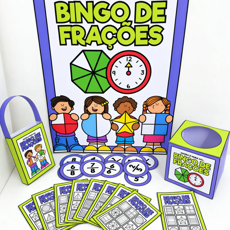 Bingo de Frações para Matemática — foto 1