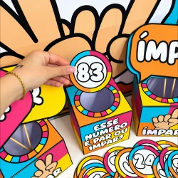 Jogo educativo Pedagogia de Ideias para aprender par ou ímpar.