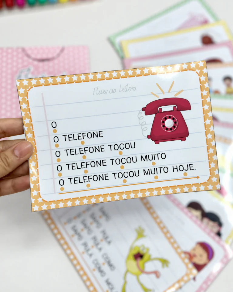 Fichas de Fluência Leitora com Palavras Simples — foto 6