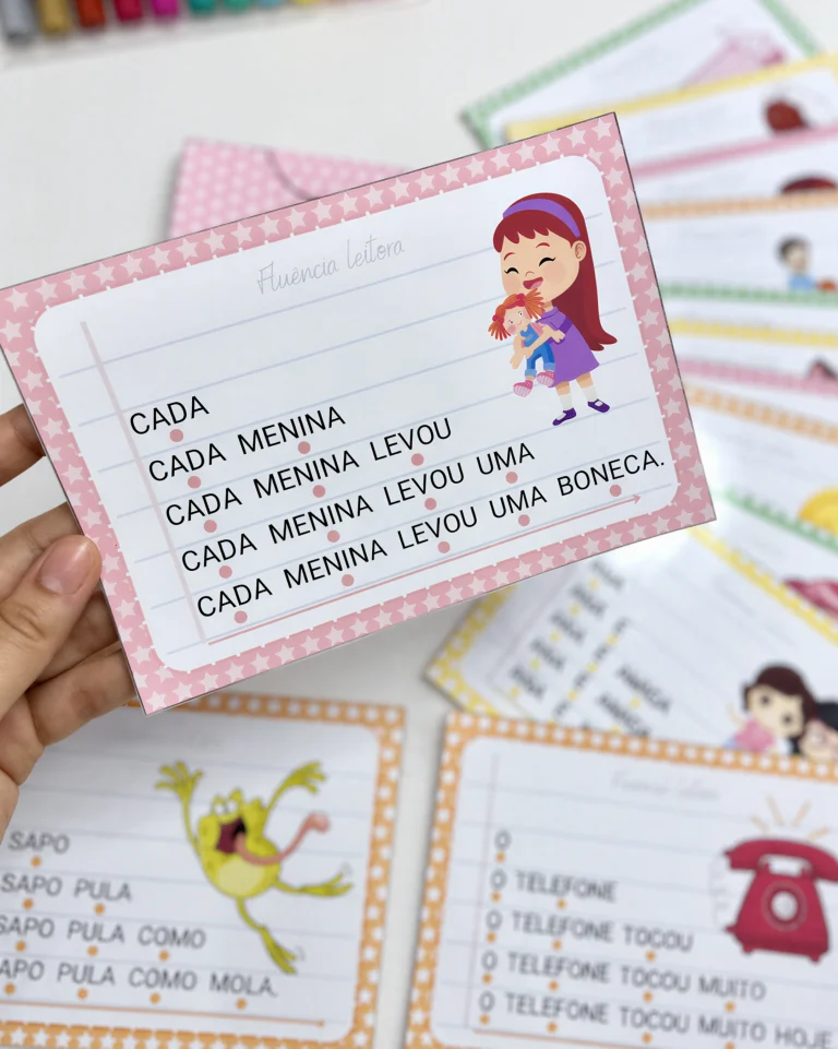 Fichas de Fluência Leitora com Palavras Simples — foto 5